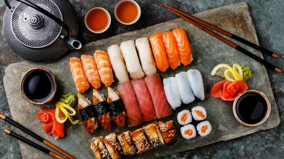 Suzuki_Kaizen the art of perfection - sushi platter and tea.jpg