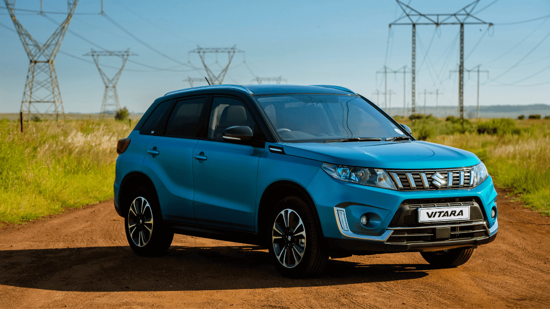 Blue Suzuki Vitara 