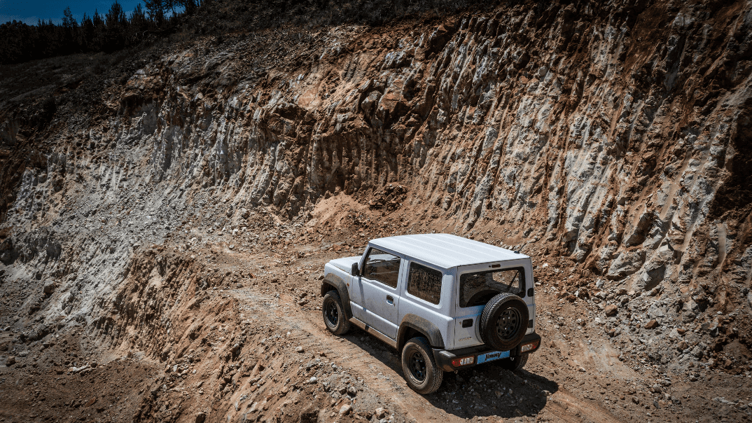 Suzuki Jimny 4x4 taken offroad