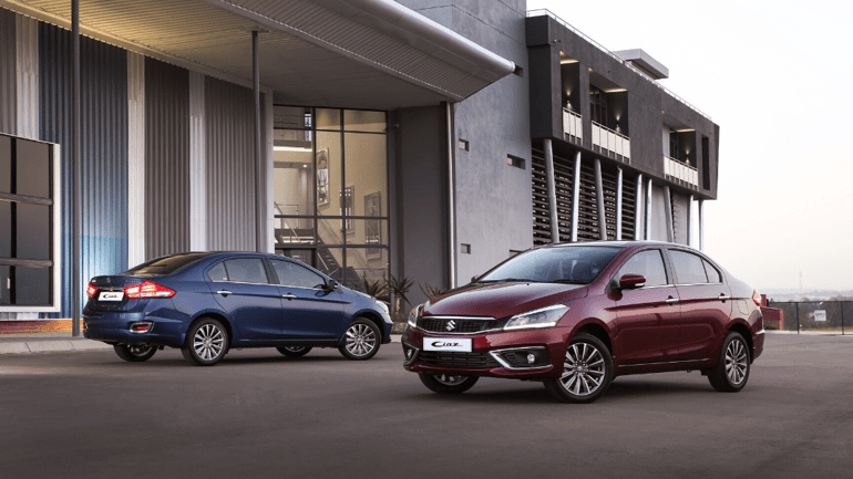 2 Suzuki Ciaz vehicles 