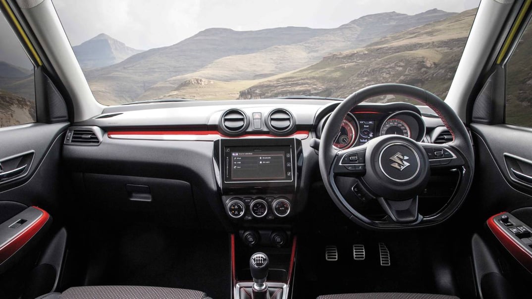 Suzuki Swift Sport interior front