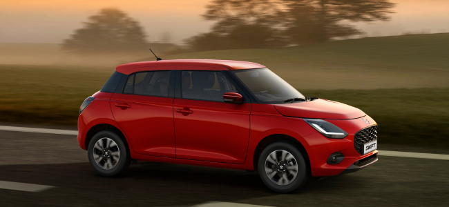 Red Suzuki Swift