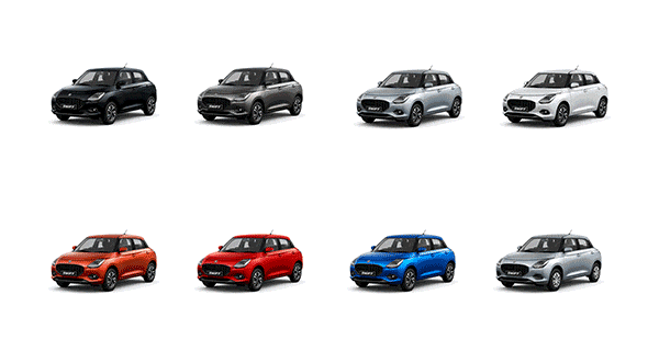 Suzuki-Swift-2024 - 5 - Stand Out in Every Shade Colour Options for the New Swift