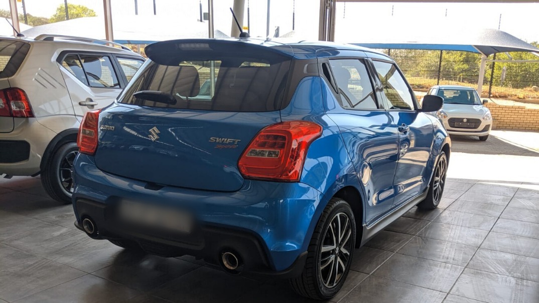 Blue Suzuki Swift Sport