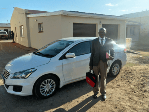 new owner with sparkly new Suzuki Ciaz