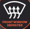 Front window demister icon