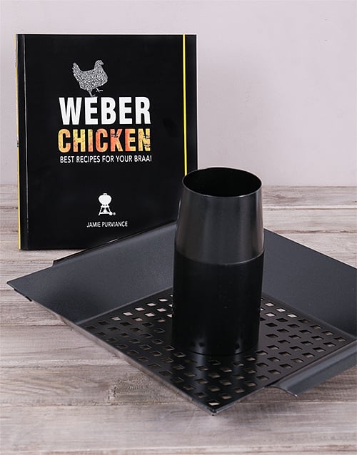 Weber Chicken cookbook and Roaster, R249.00, Netflorist