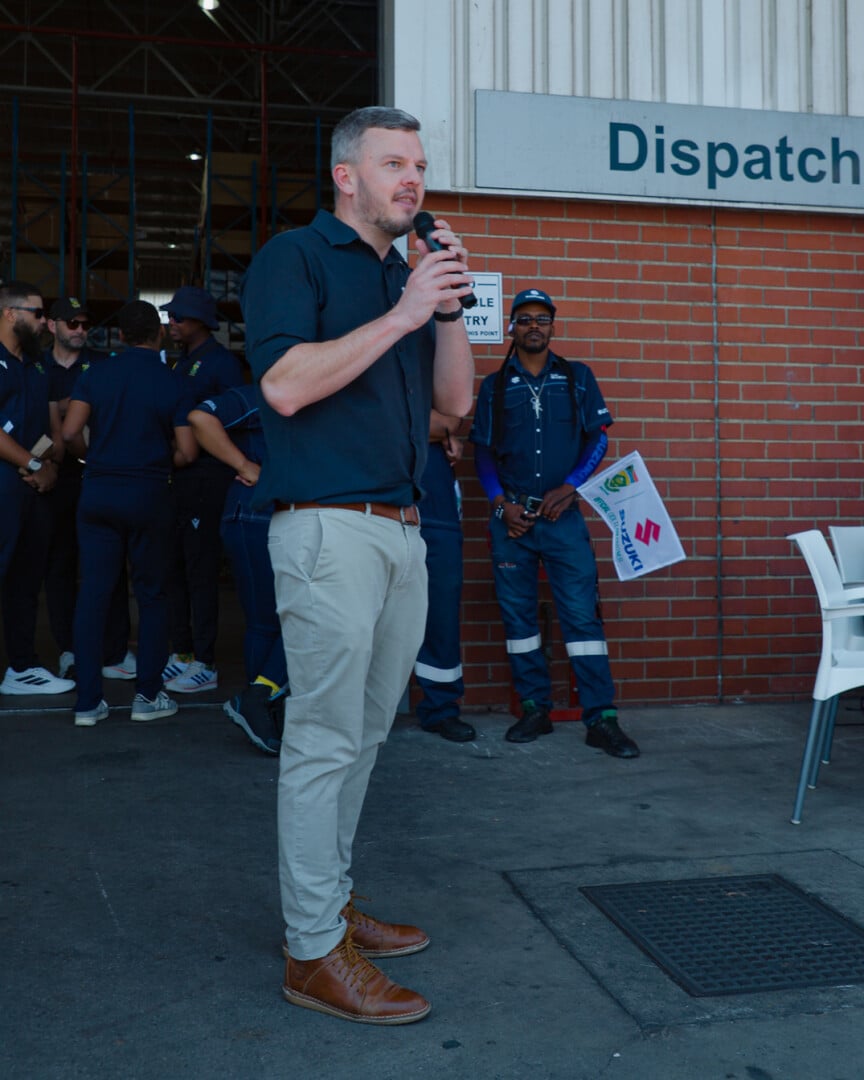 BC speaking in front of people