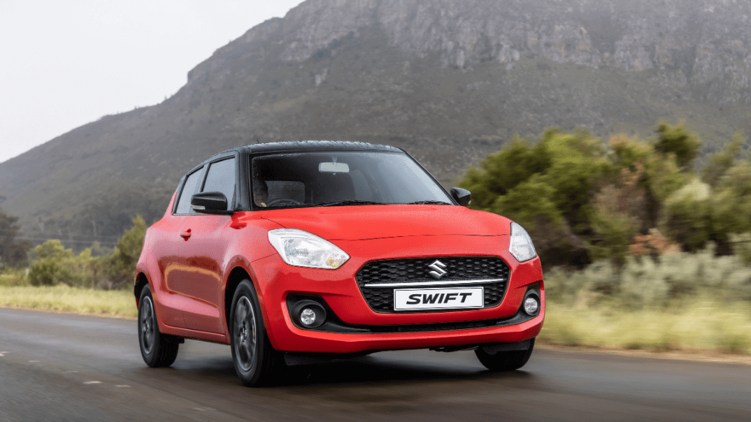 Red Suzuki Swift